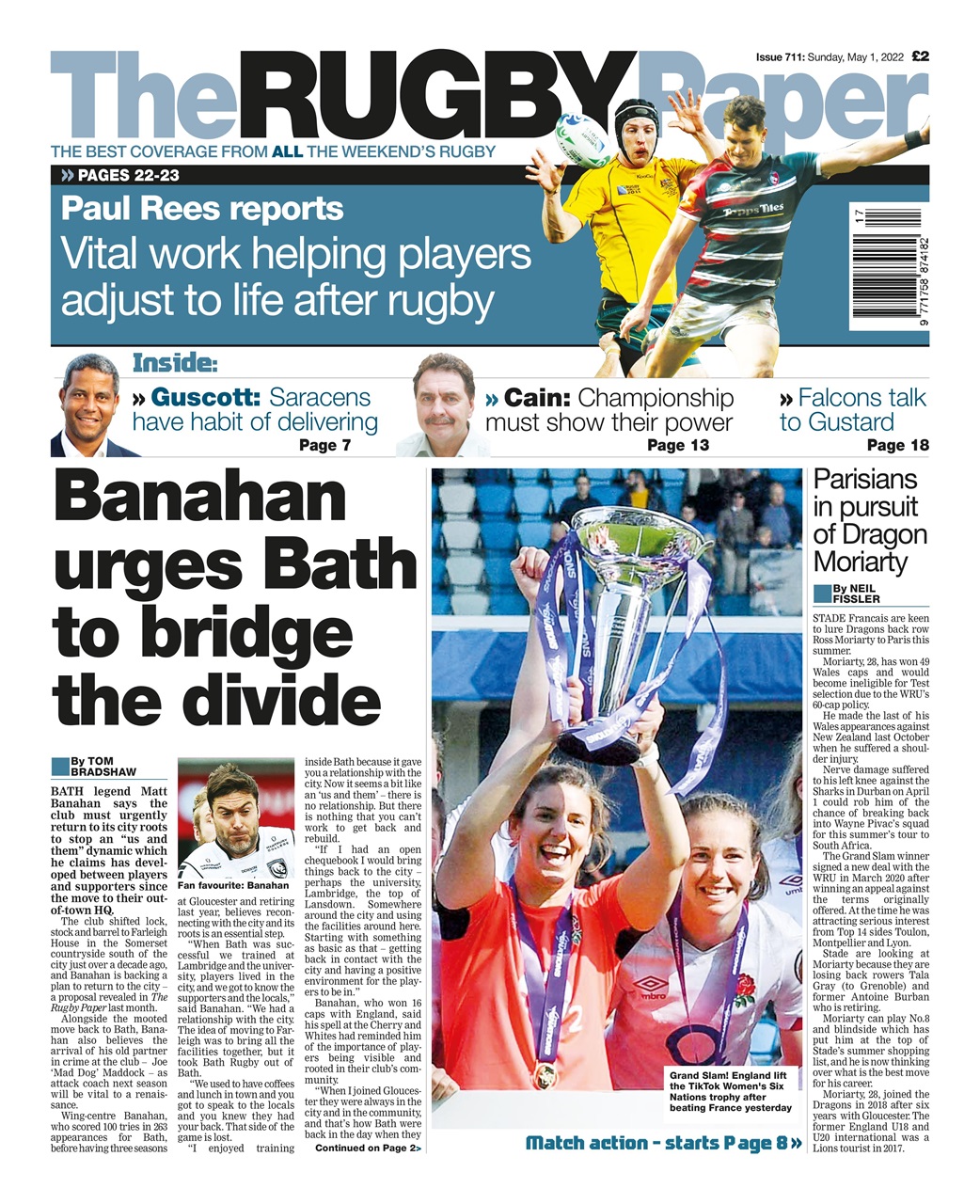 The Rugby Paper Preview Pages