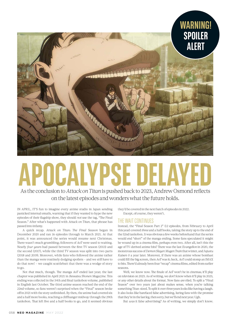 NEO Magazine Preview Pages