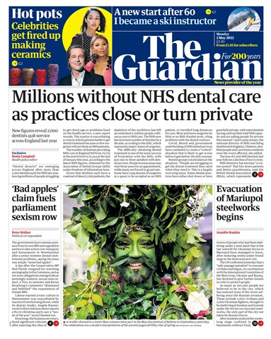 The Guardian Newspaper issue Monday, May 2, 2022