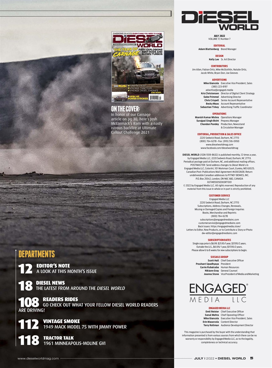 Diesel World Preview Pages