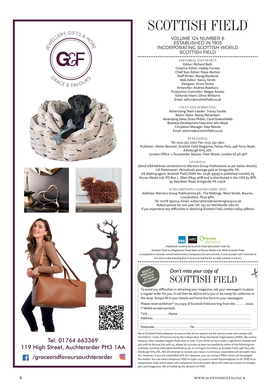 Scottish Field Preview Pages