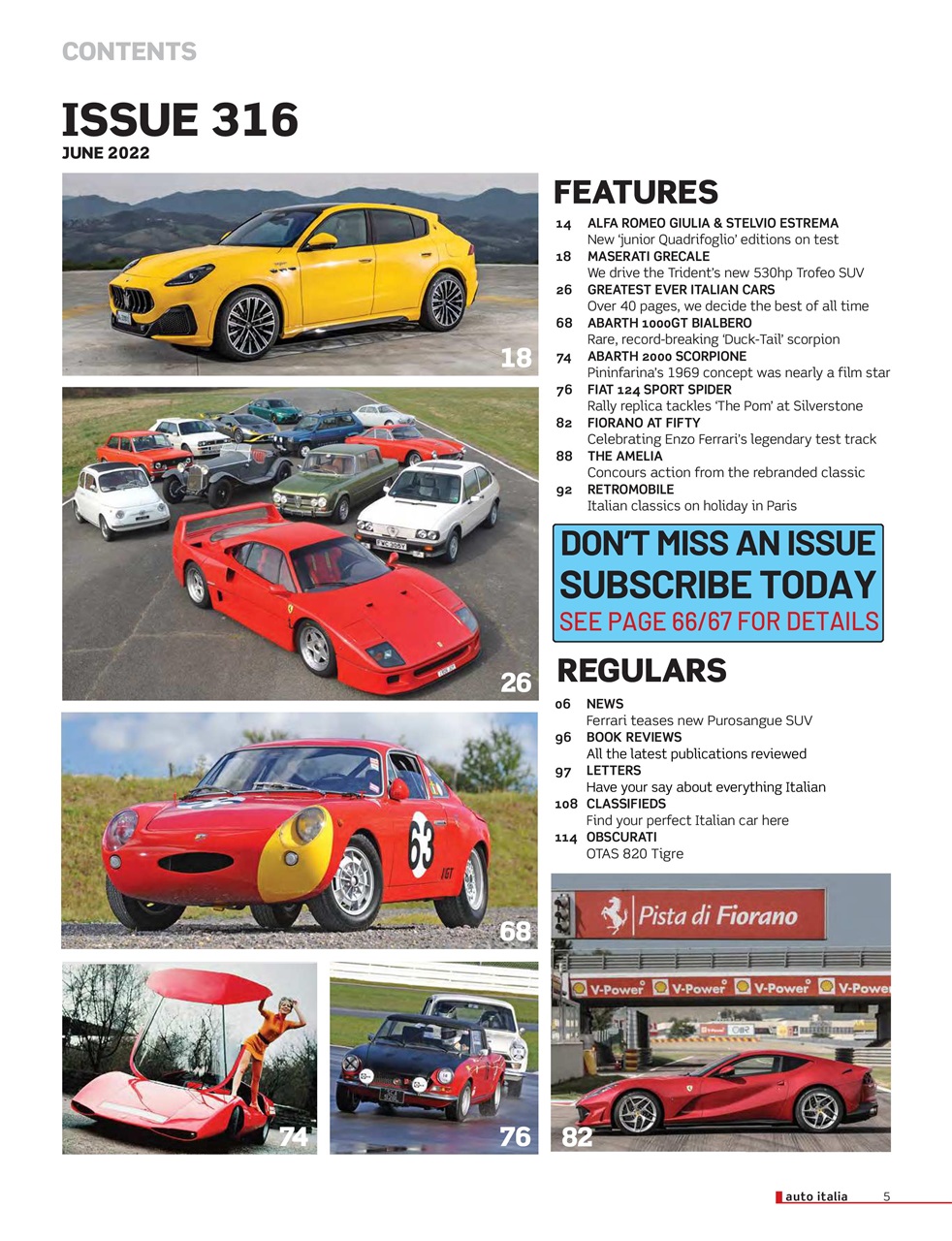 AutoItalia Magazine Preview Pages