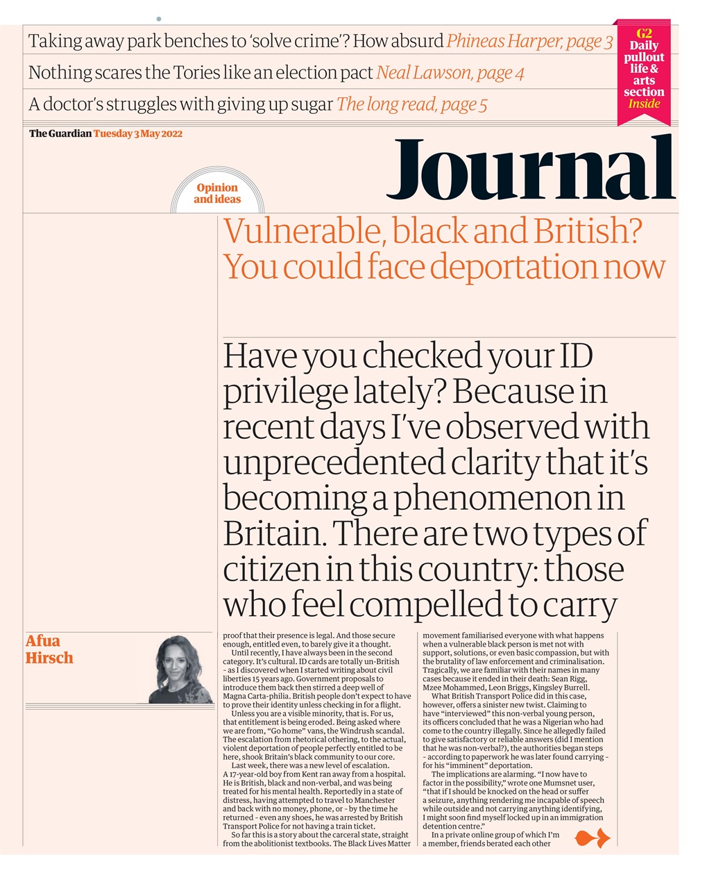 The Guardian Newspaper Preview Pages