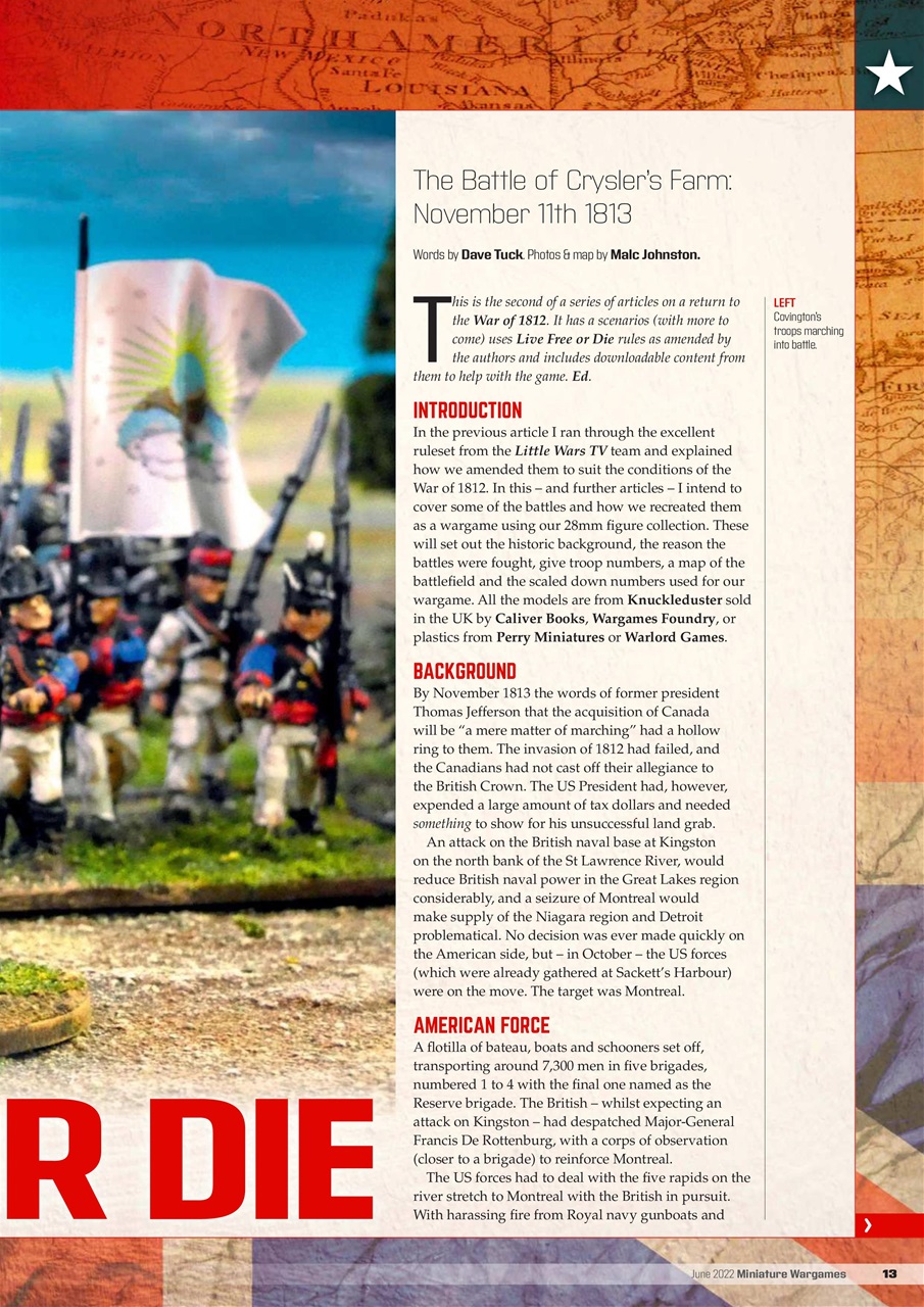 Miniature Wargames Preview Pages