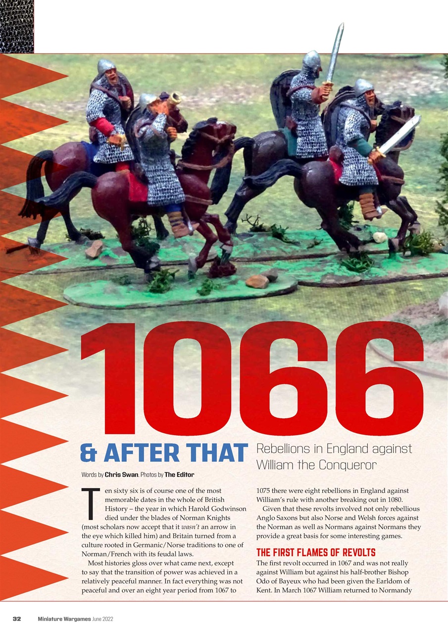 Miniature Wargames Preview Pages