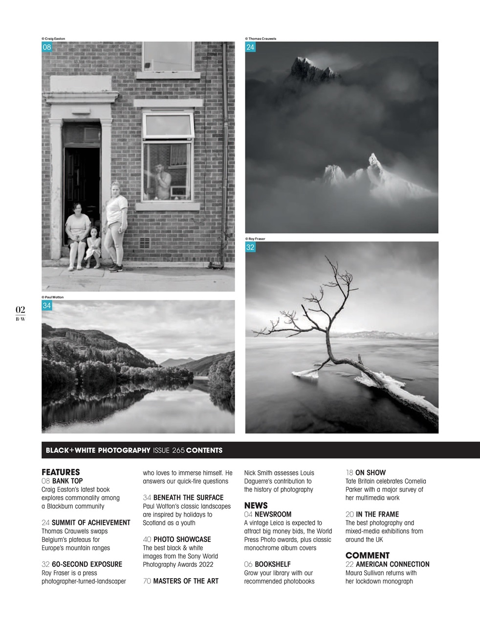 Black+White Photography Preview Pages
