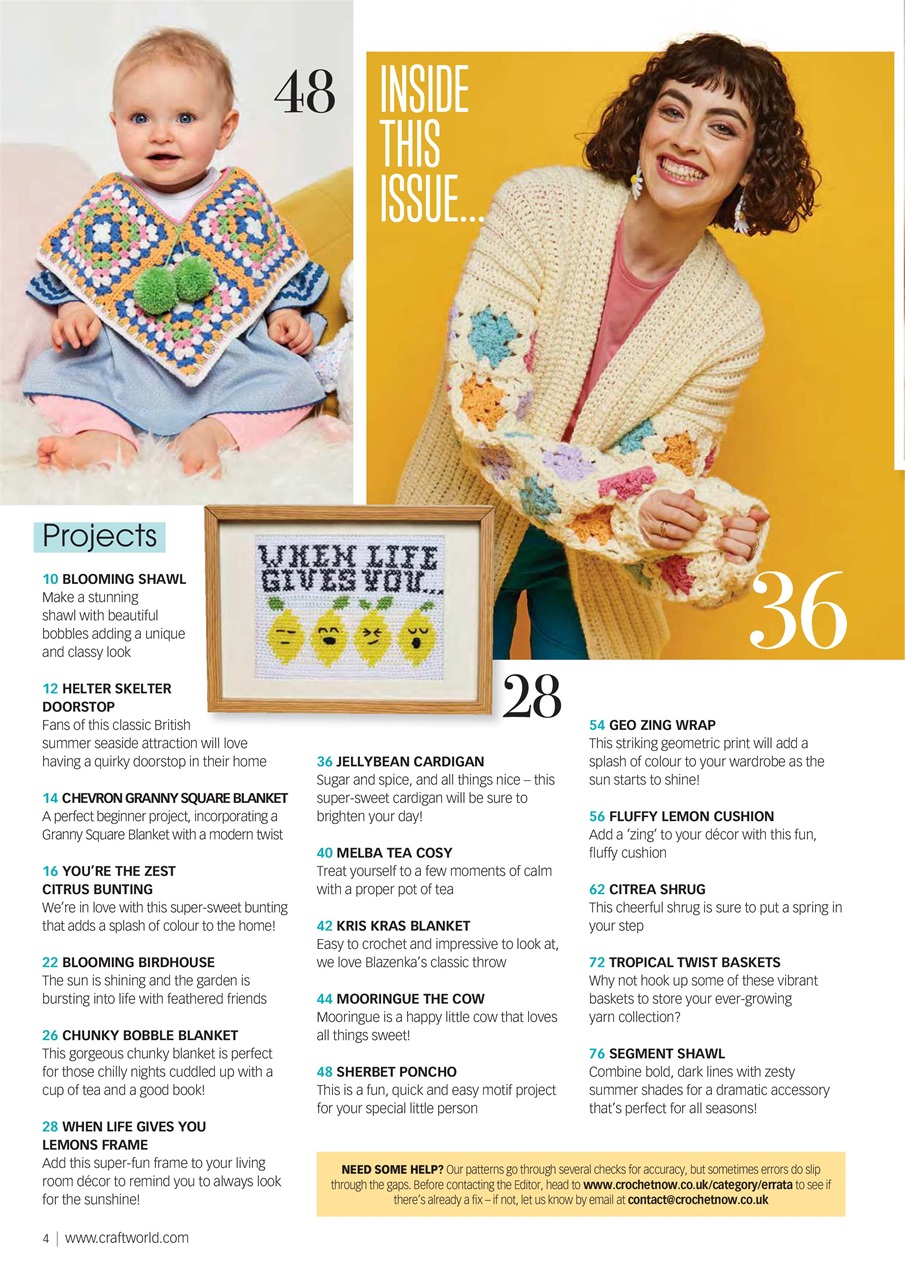 Crochet Now Magazine Preview Pages