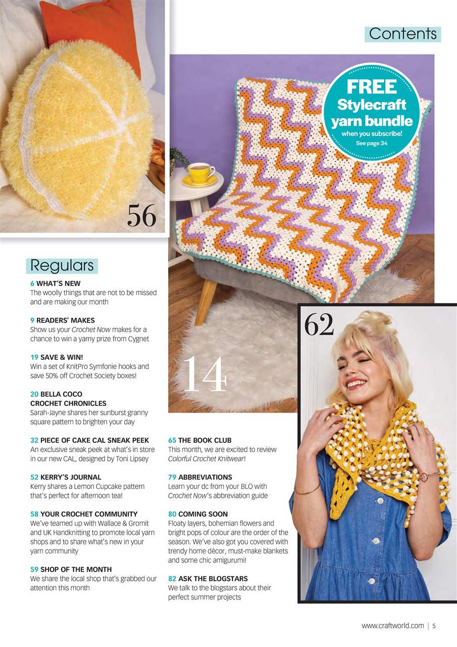 Crochet Now Magazine Preview Pages