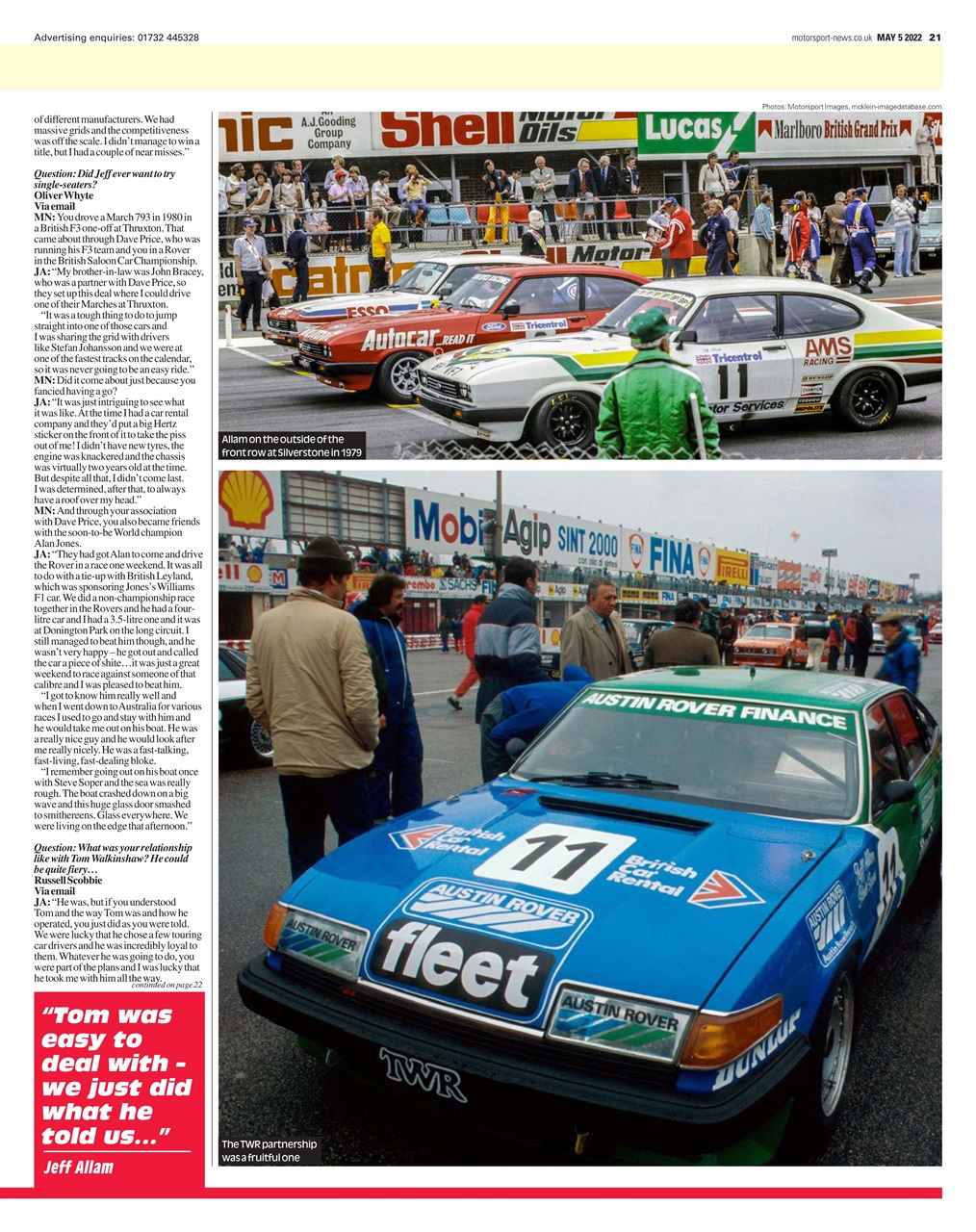 Motorsport News Preview Pages