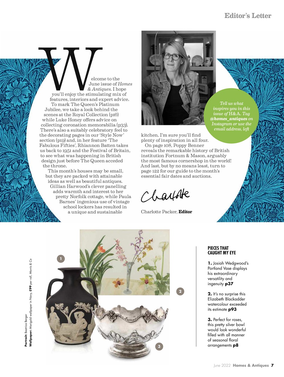 Homes & Antiques Magazine Preview Pages