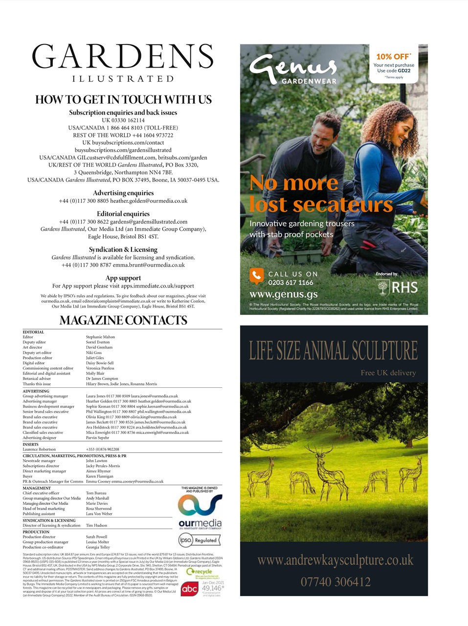 Gardens Illustrated Preview Pages