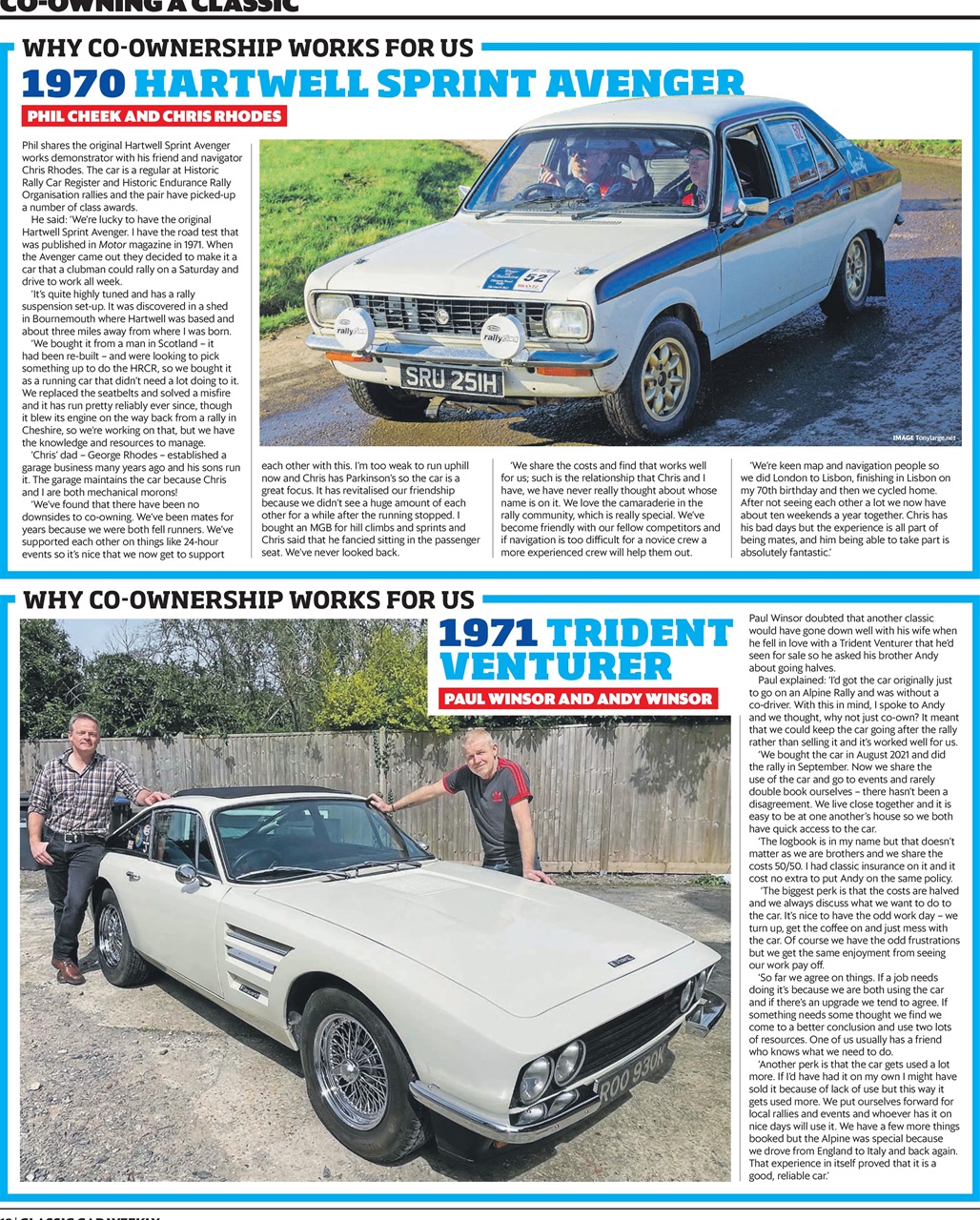 Classic Car Weekly Preview Pages