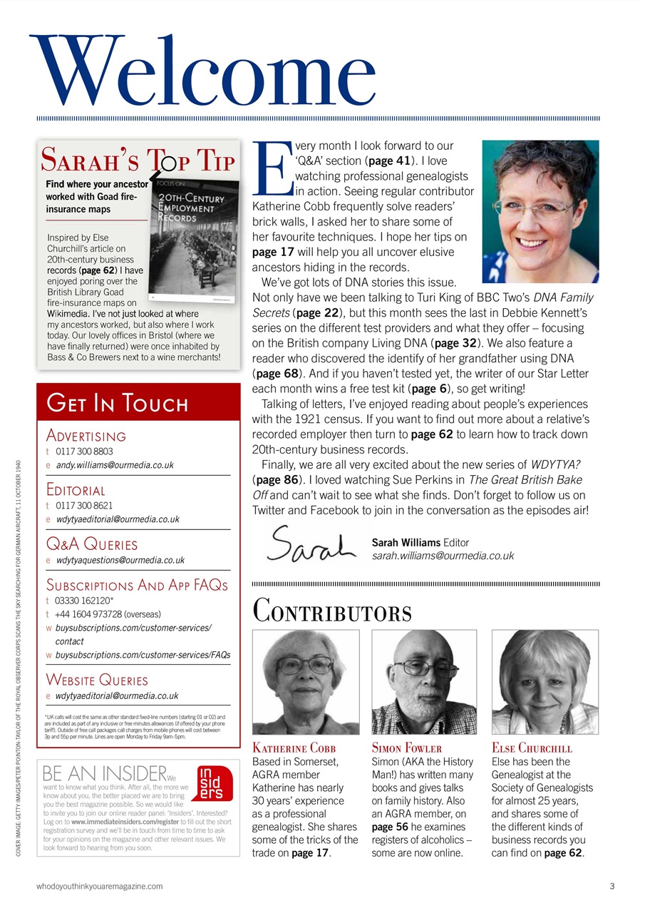 Who Do You Think You Are? Preview Pages