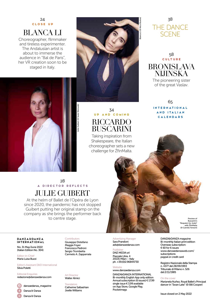 DANZA&DANZA International Preview Pages