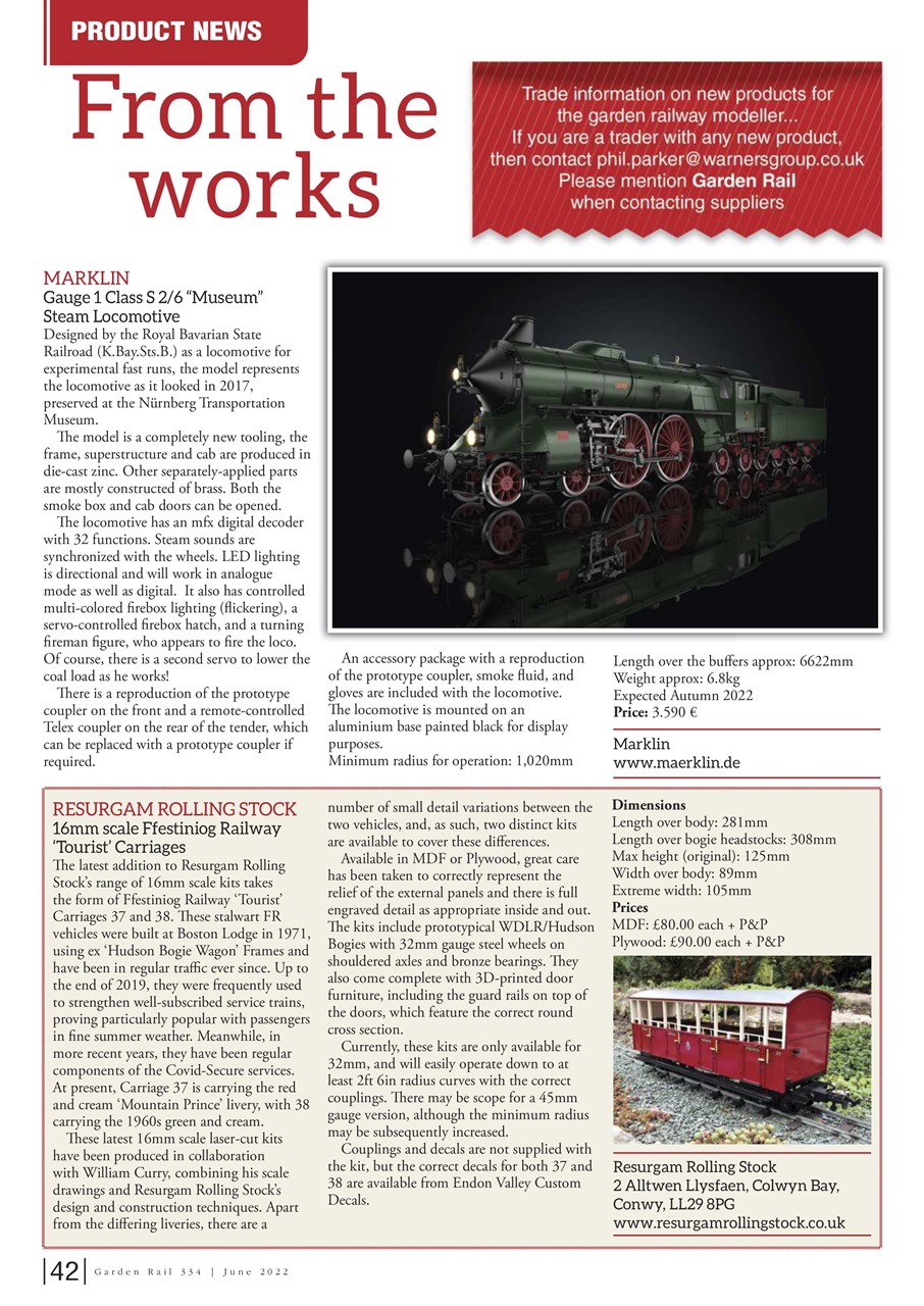 Garden Rail Preview Pages