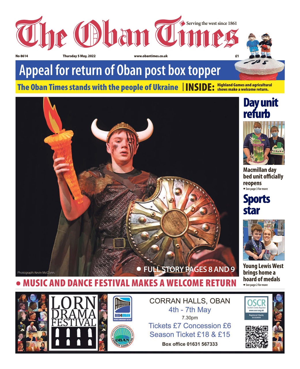 The Oban Times & Lochaber Times Preview Pages