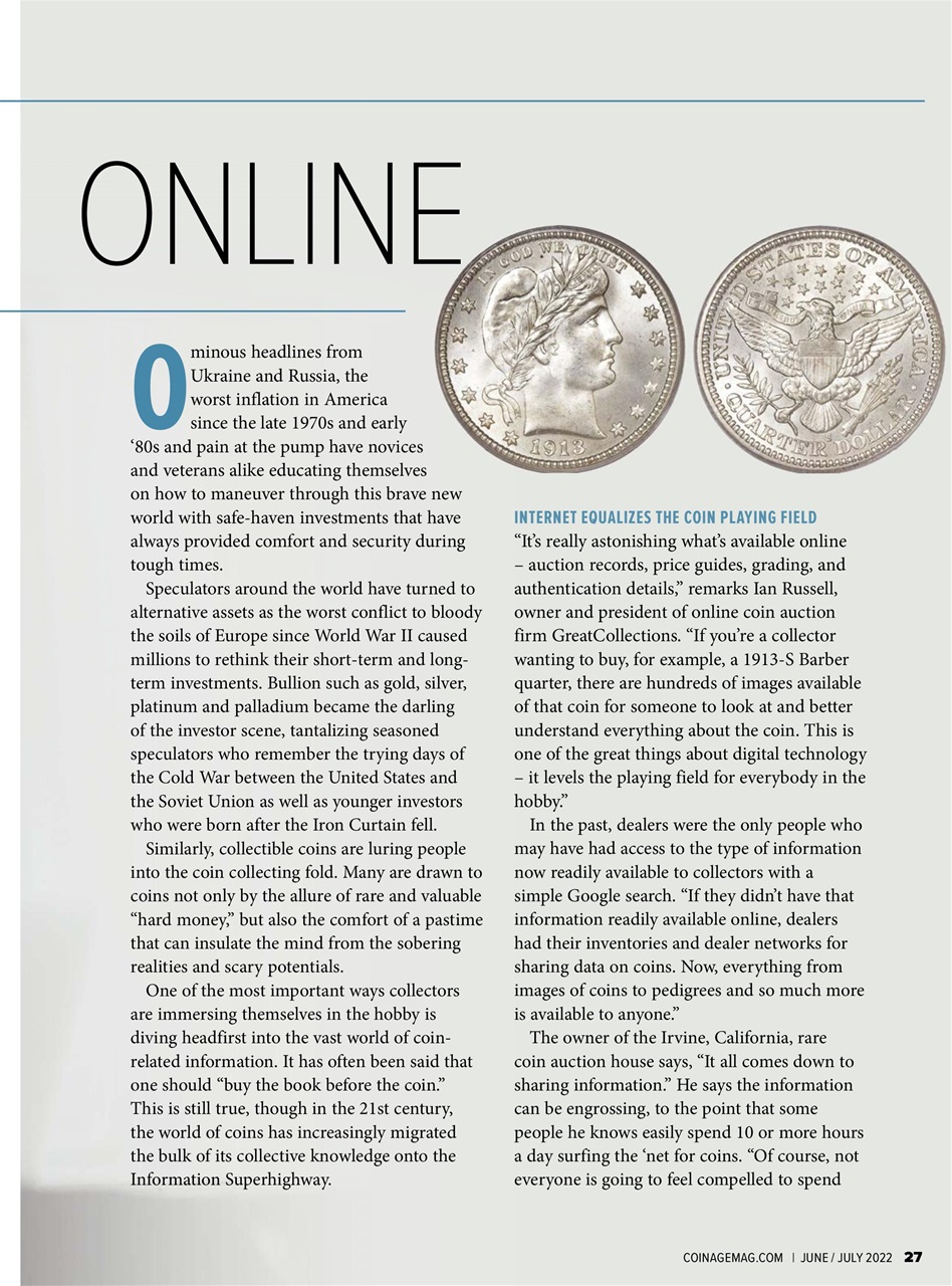 COINage Magazine Preview Pages