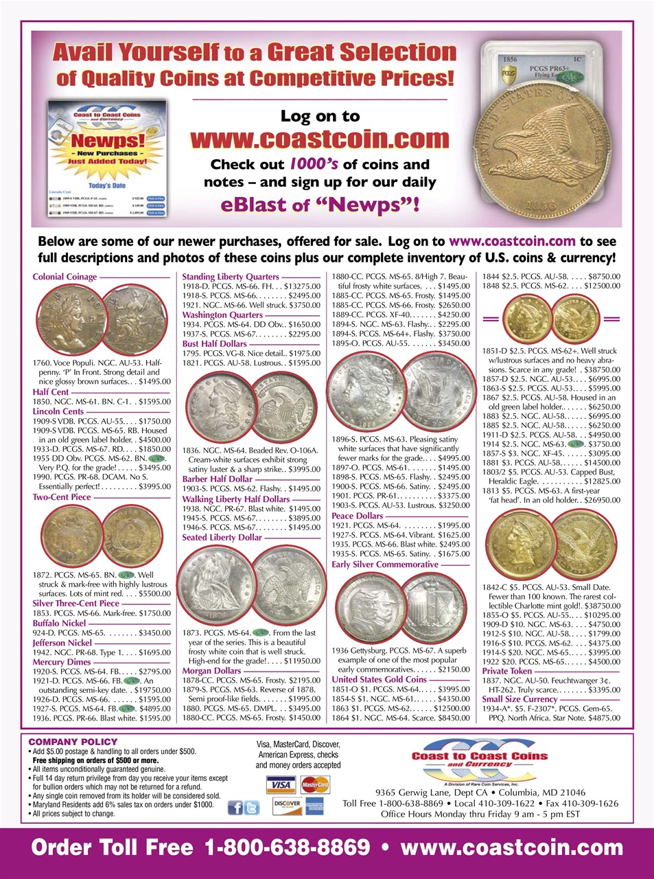 COINage Magazine Preview Pages