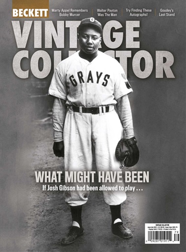 Beckett Vintage Collector Magazine issue 