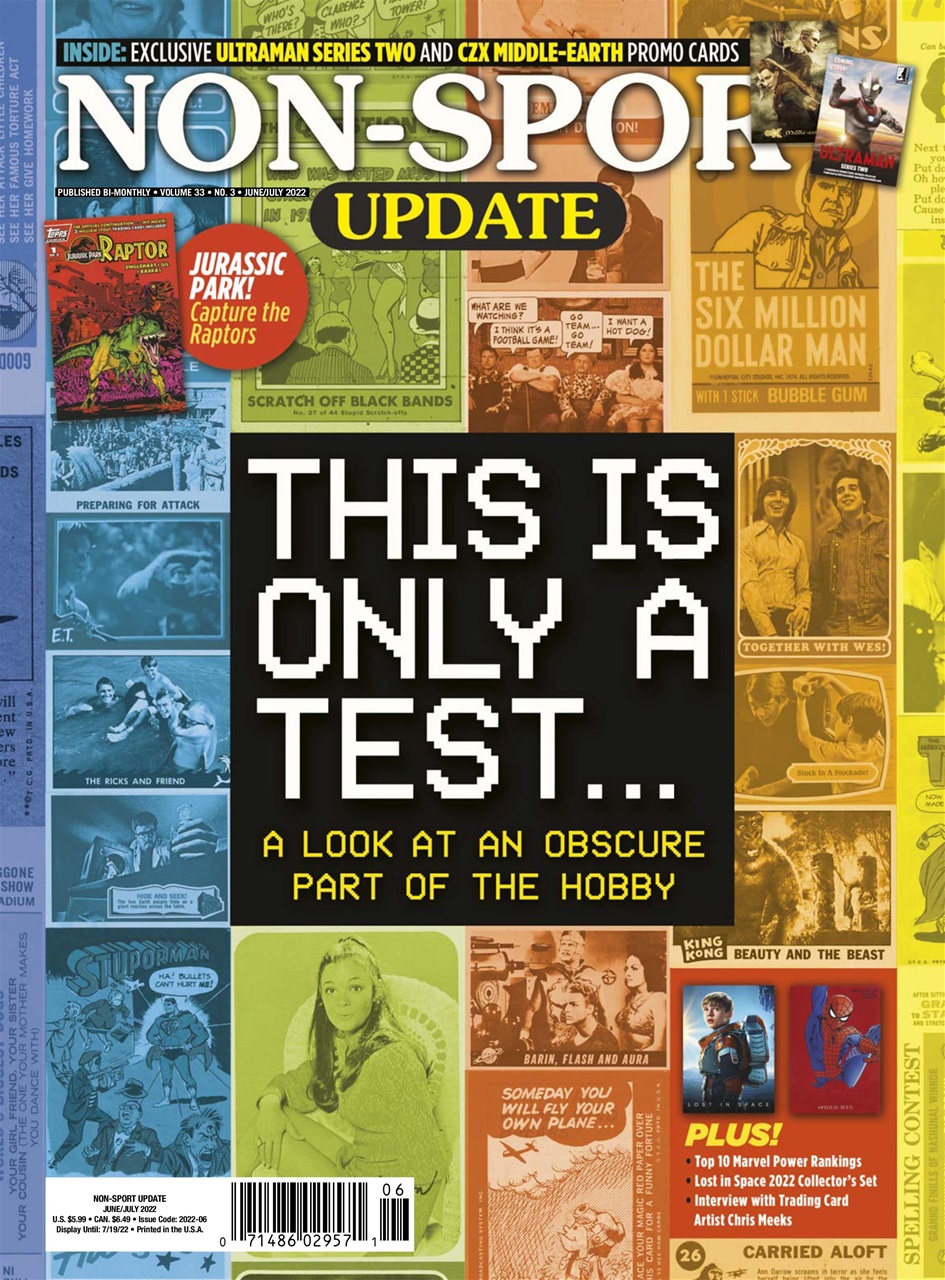 Non-Sport Update Magazine Preview Pages