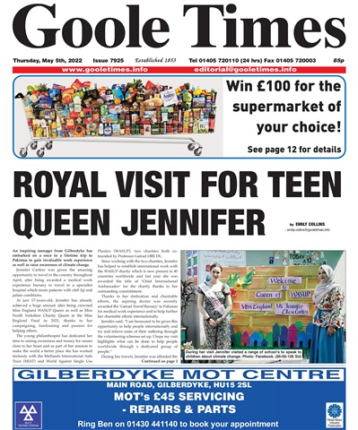Goole Times issue Thursday, May 5th