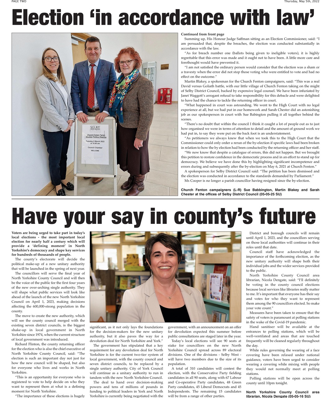 Selby Times Preview Pages