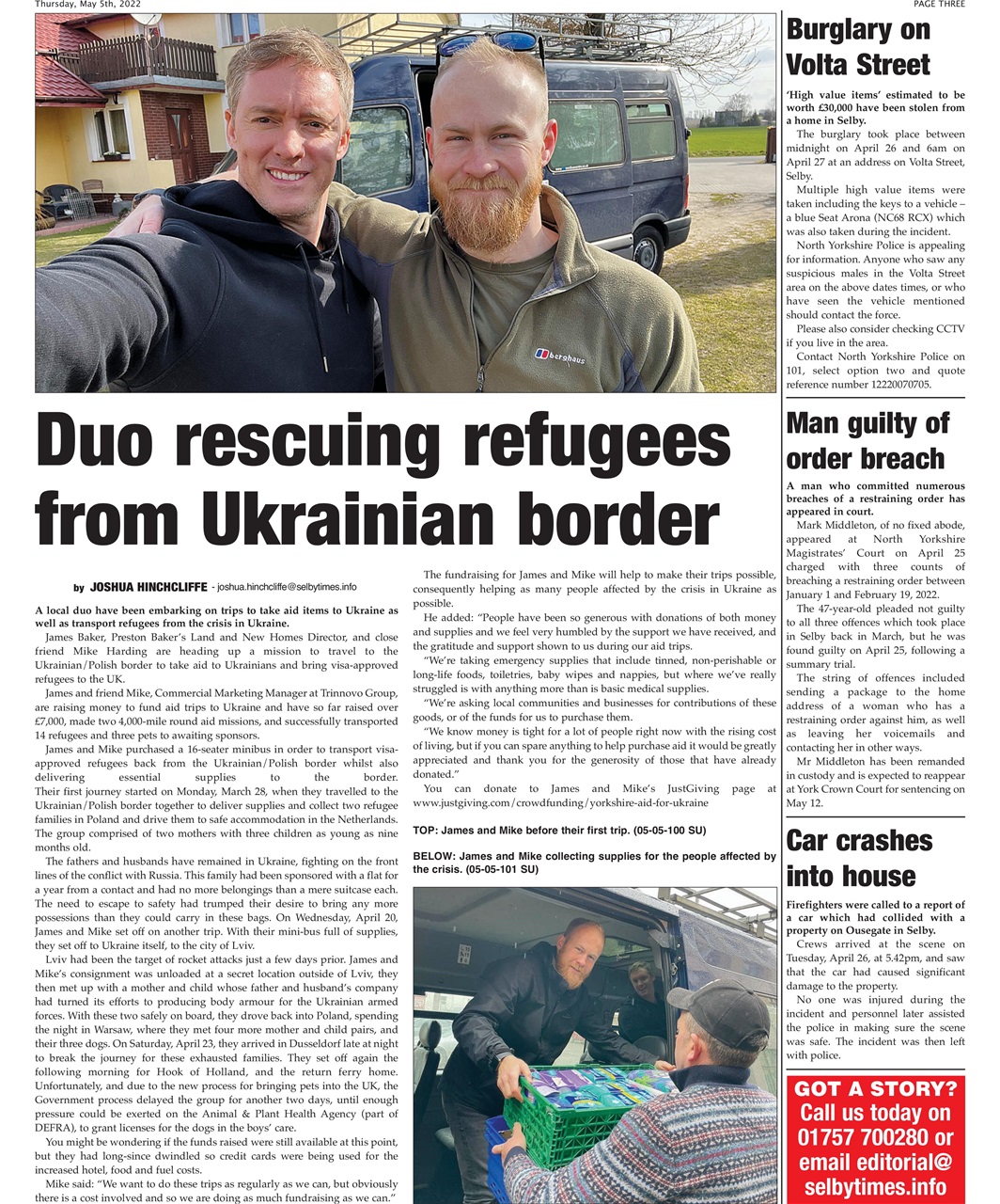 Selby Times Preview Pages