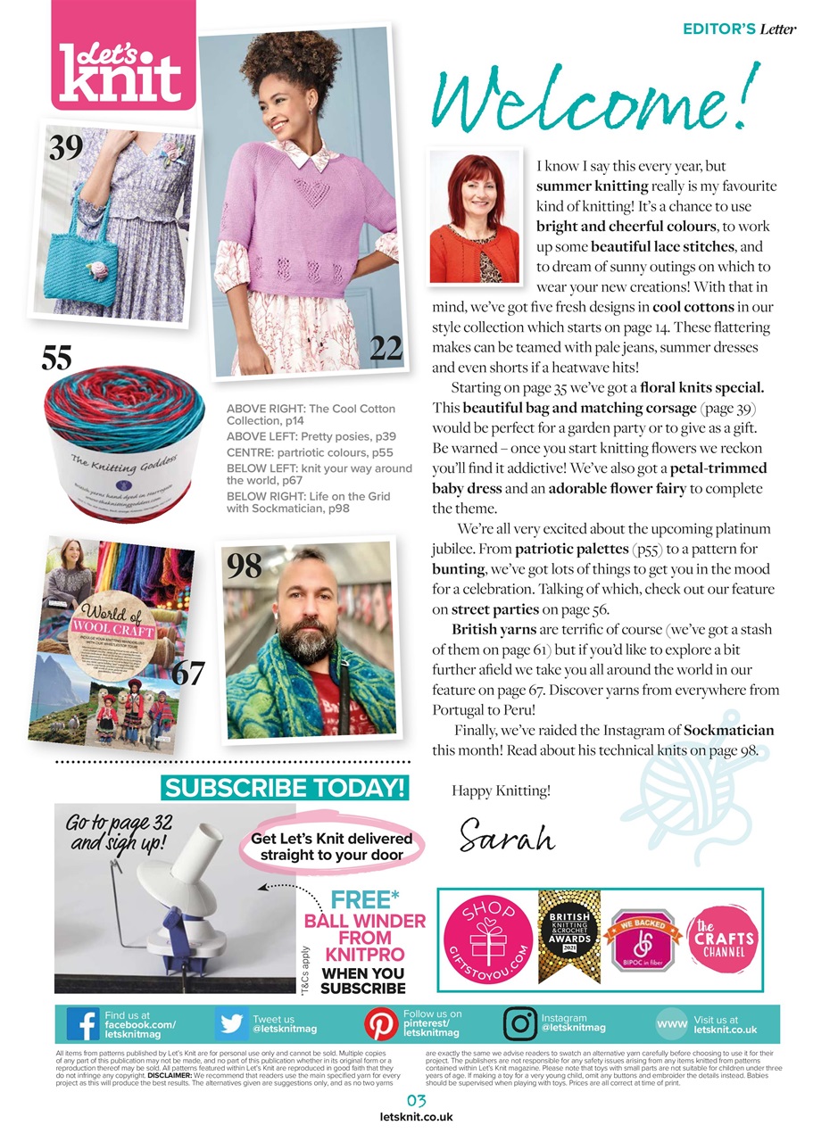 Let's Knit Preview Pages