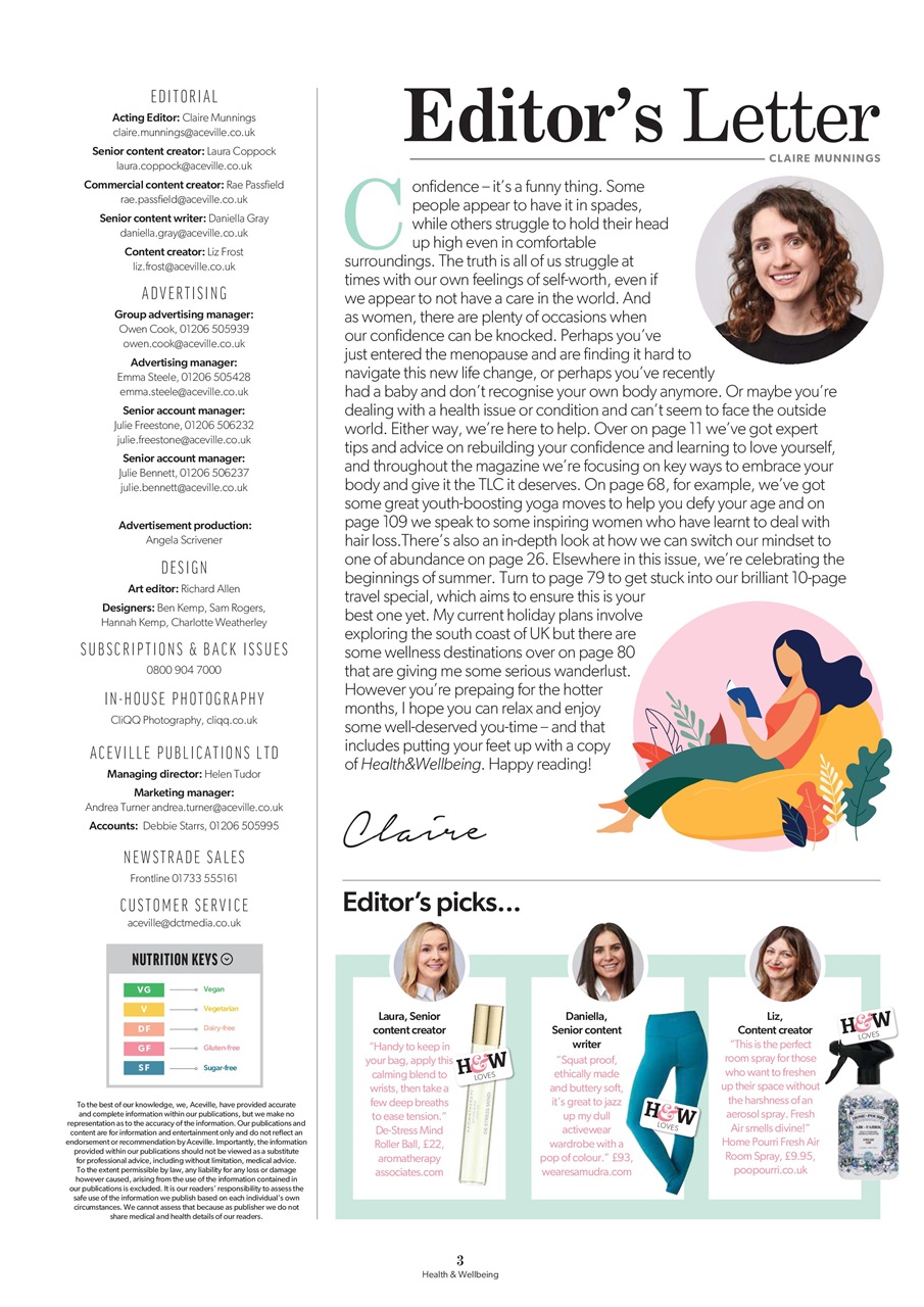 Health & Wellbeing Preview Pages