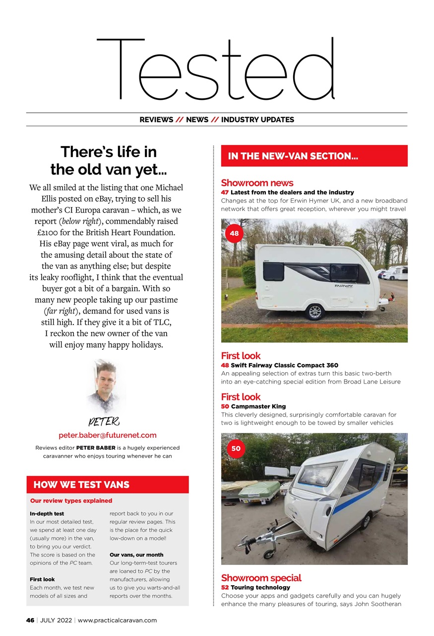 Practical Caravan Preview Pages