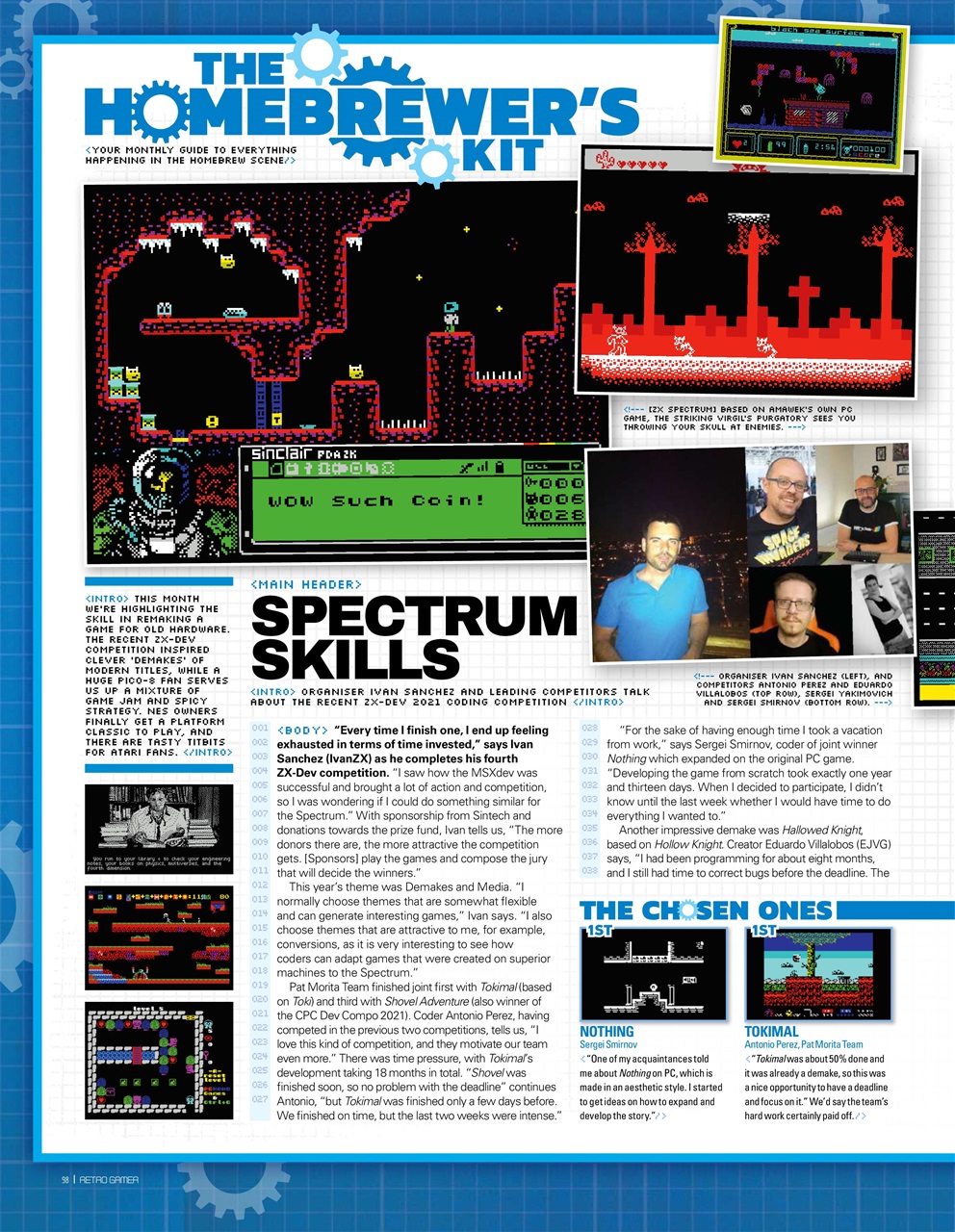 Retro Gamer Preview Pages