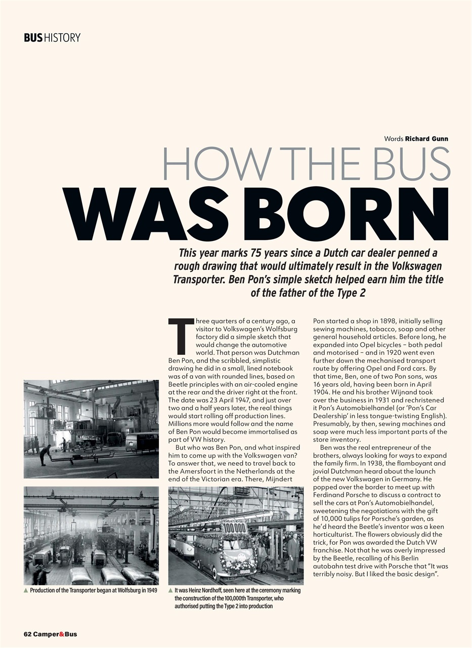 VW Camper Preview Pages