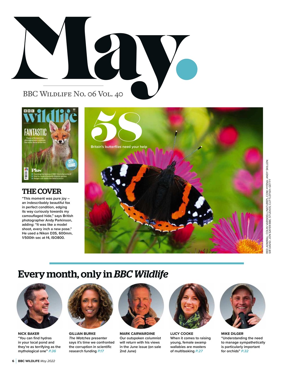 BBC Wildlife Magazine Preview Pages