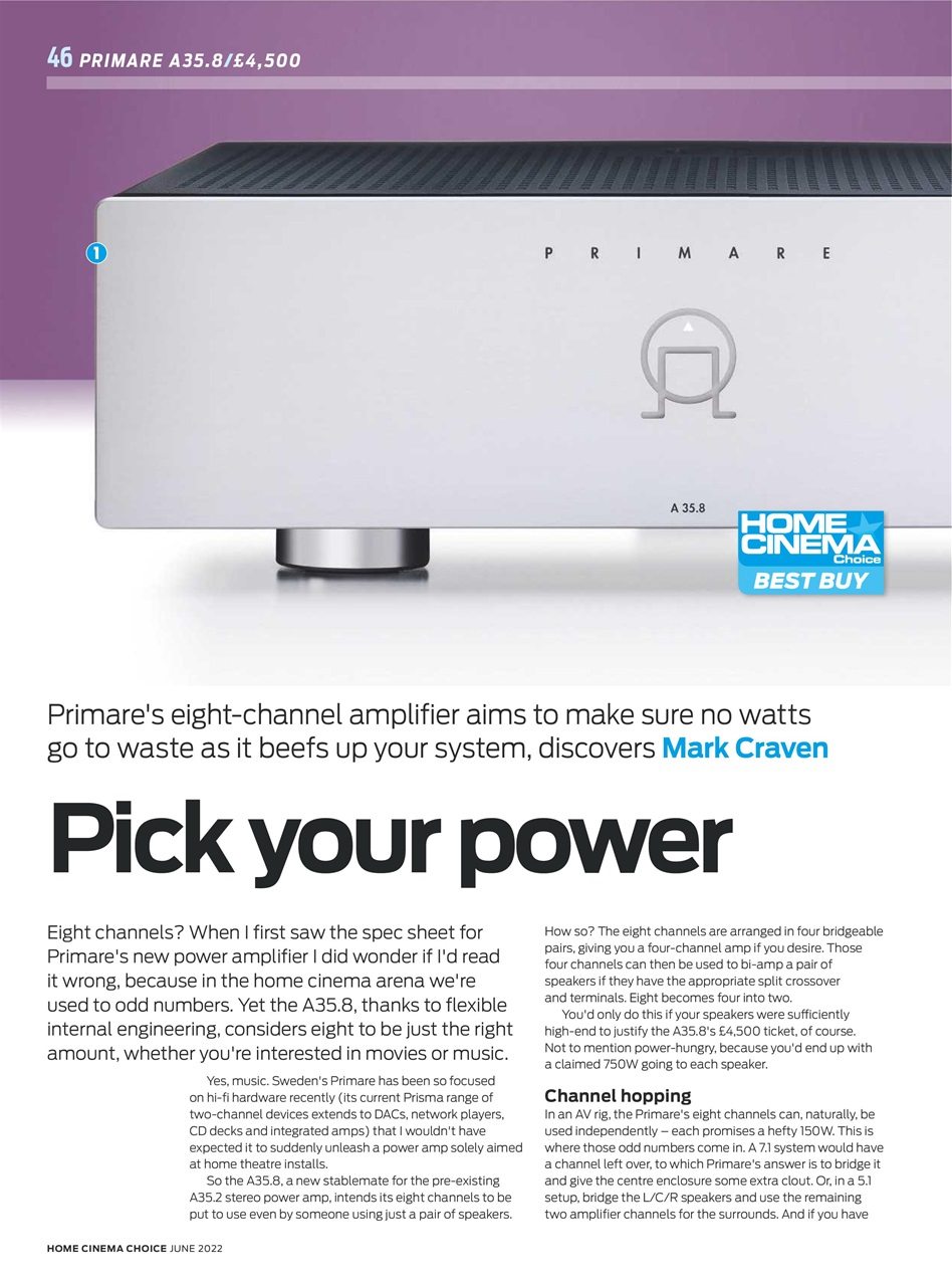 Home Cinema Choice Preview Pages