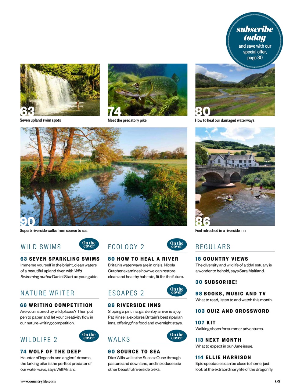 BBC Countryfile Magazine Preview Pages