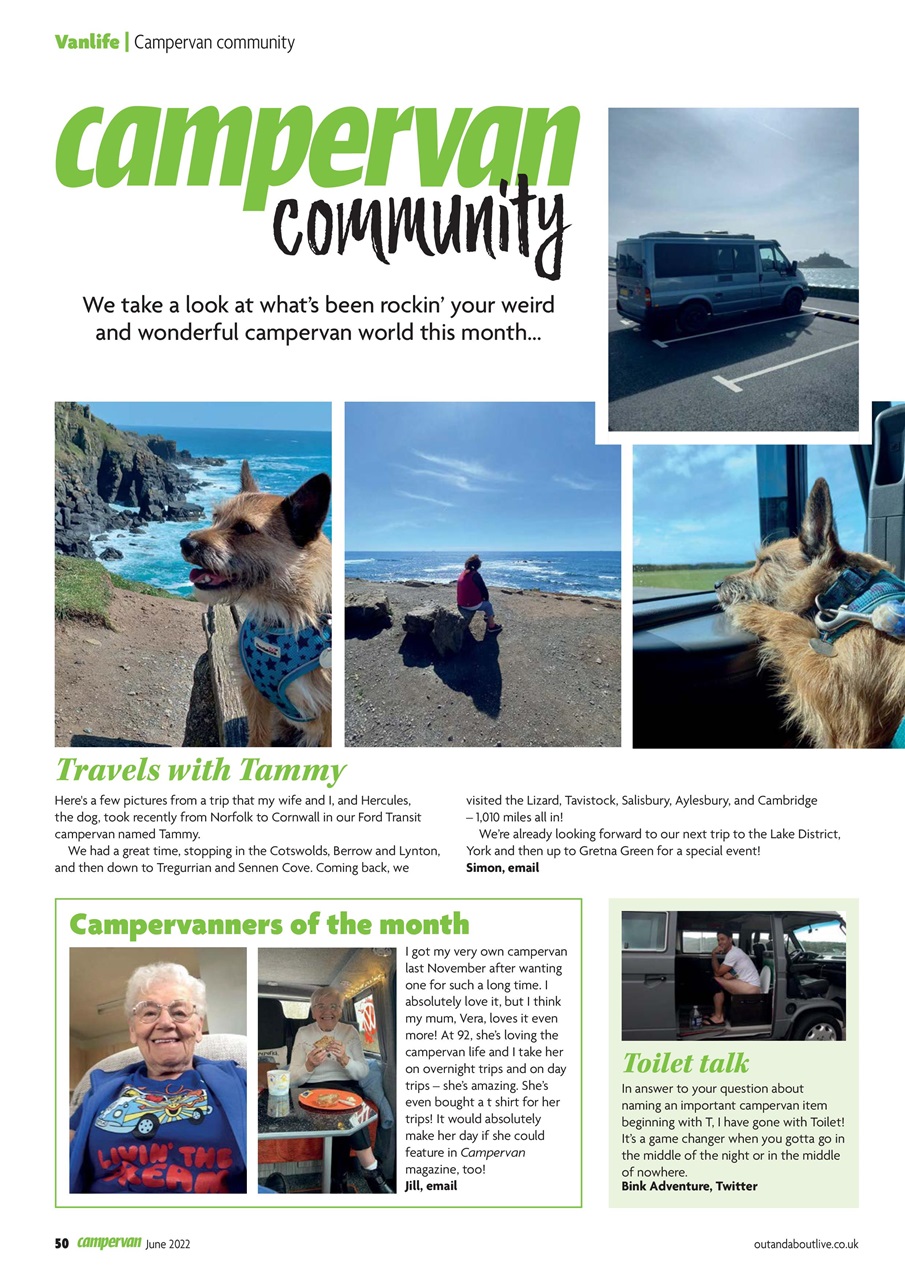 Campervan Preview Pages