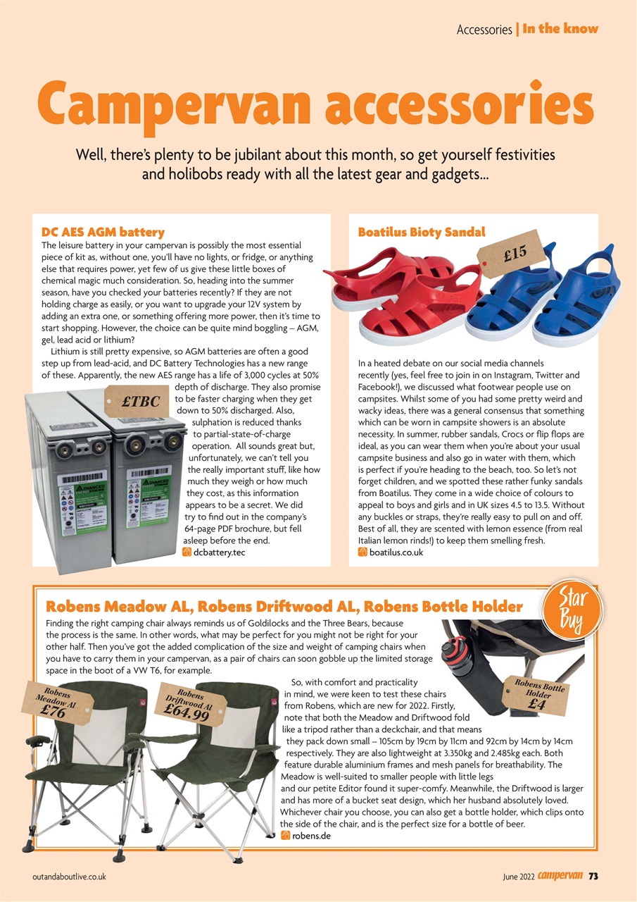 Campervan Preview Pages