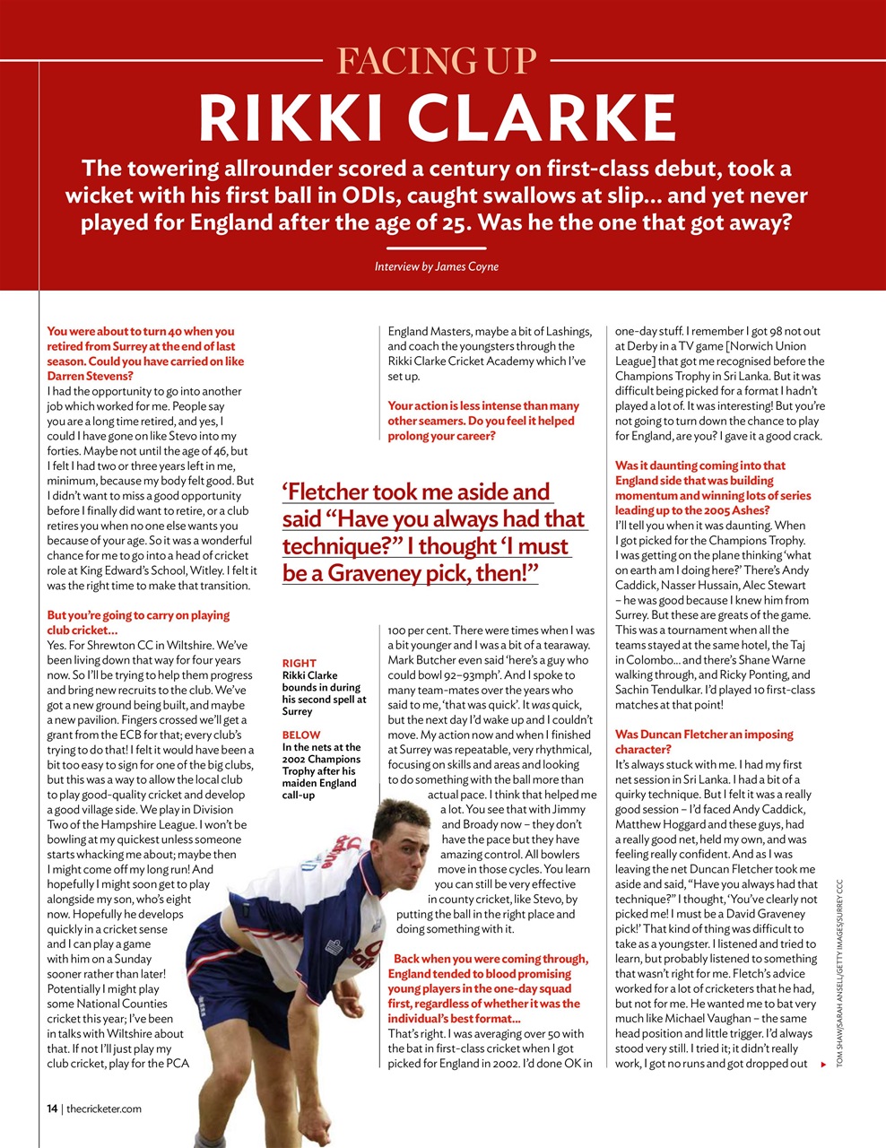 The Cricketer Magazine Preview Pages