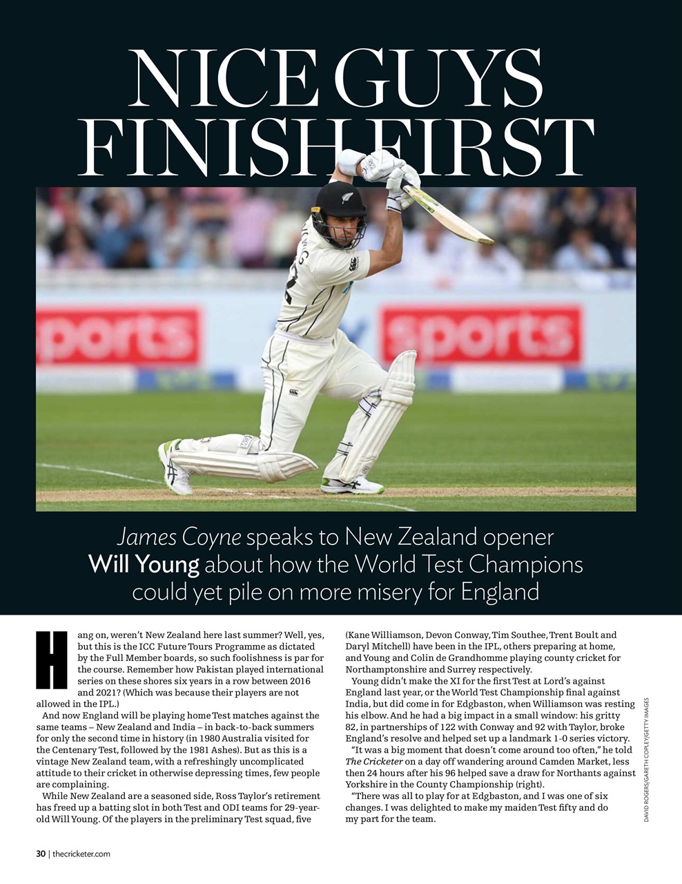 The Cricketer Magazine Preview Pages