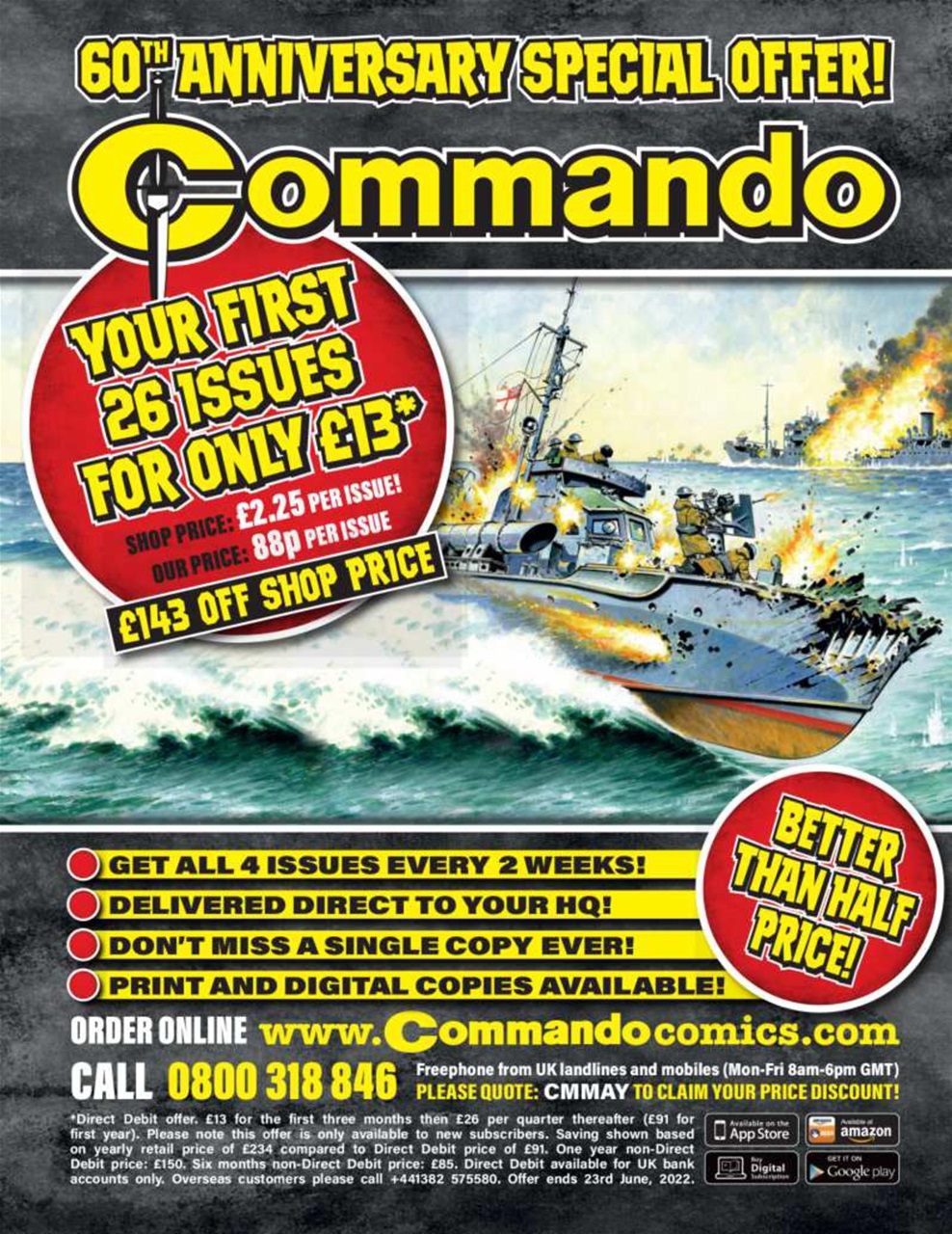 Commando Preview Pages