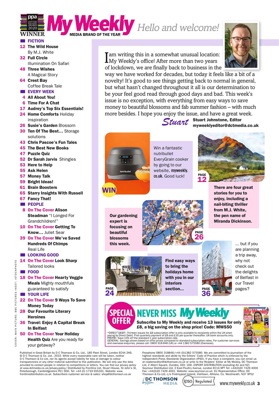 My Weekly Preview Pages