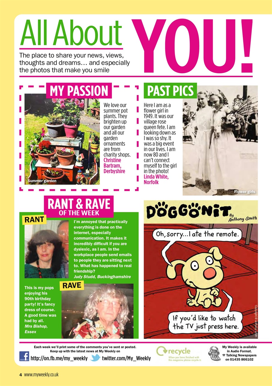 My Weekly Preview Pages