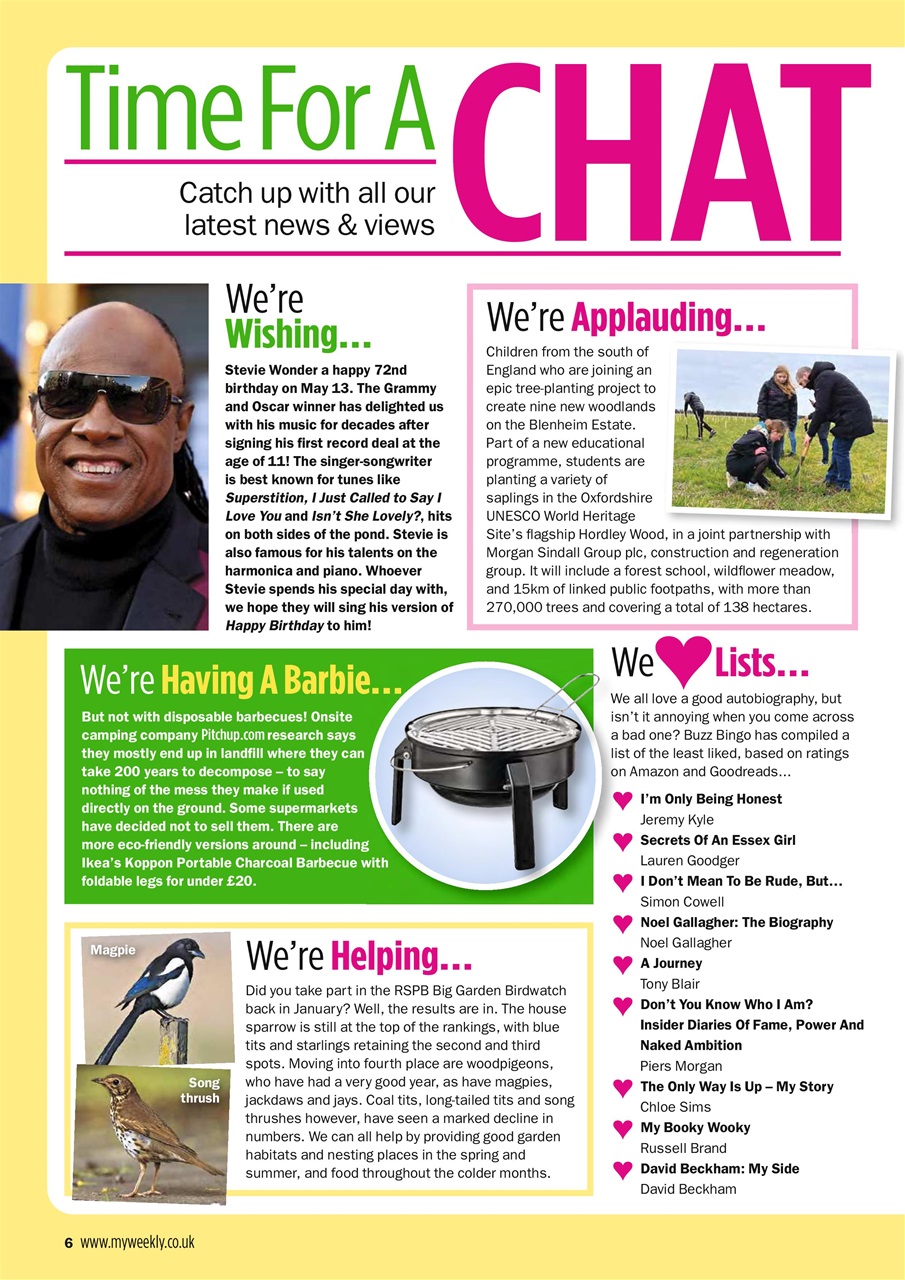 My Weekly Preview Pages