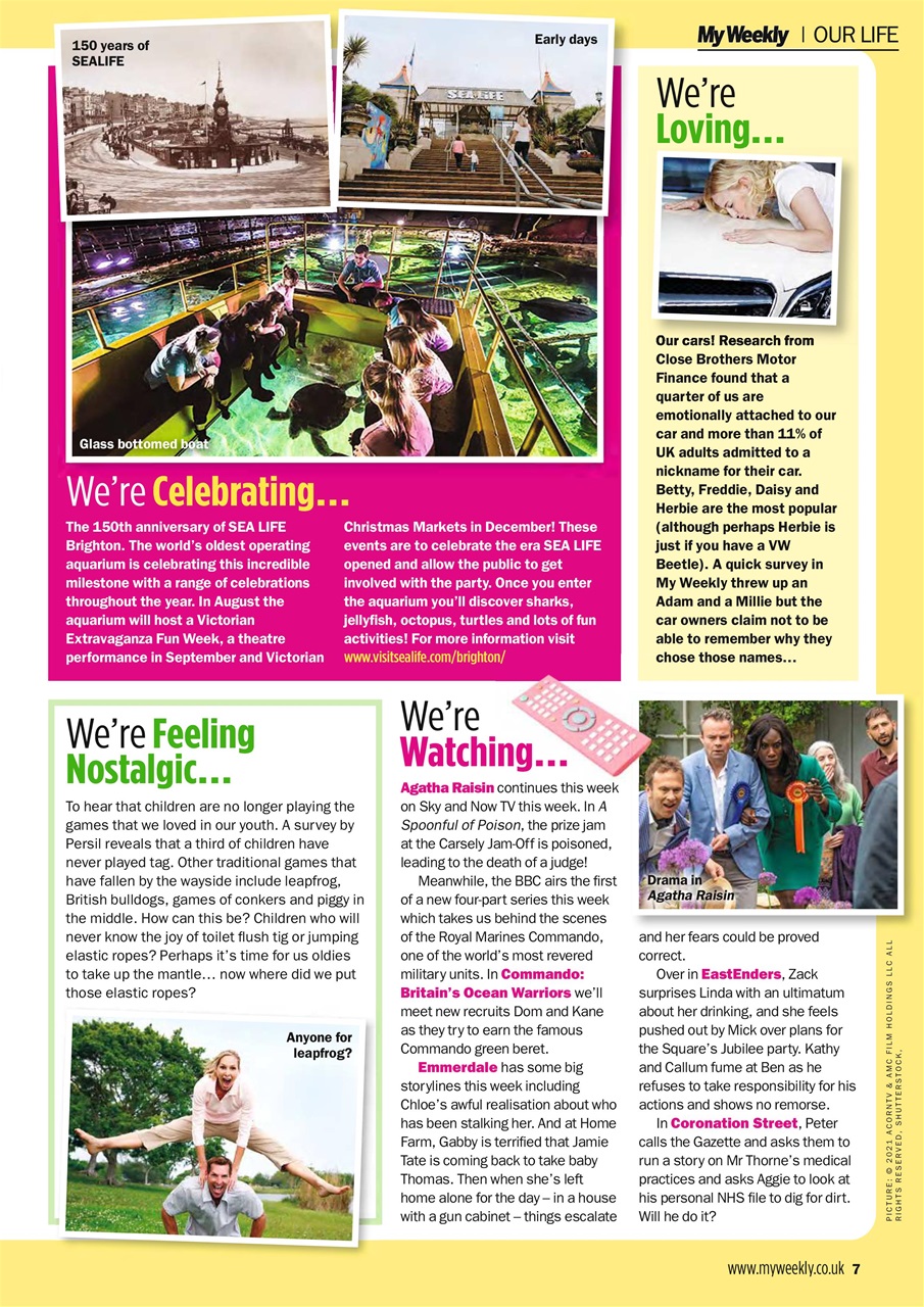 My Weekly Preview Pages