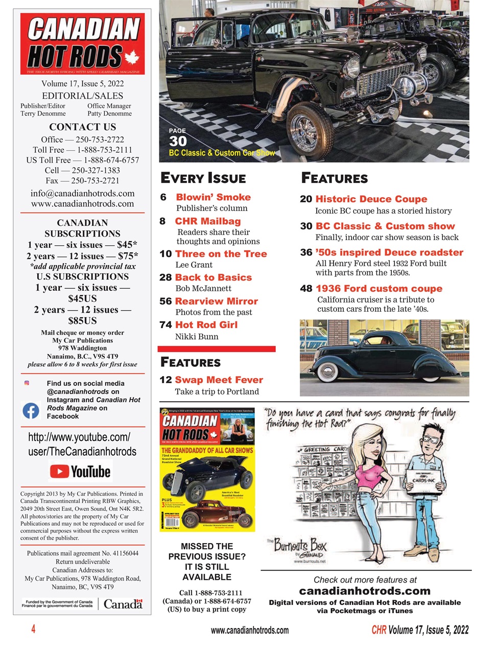 Canadian Hot Rods Preview Pages