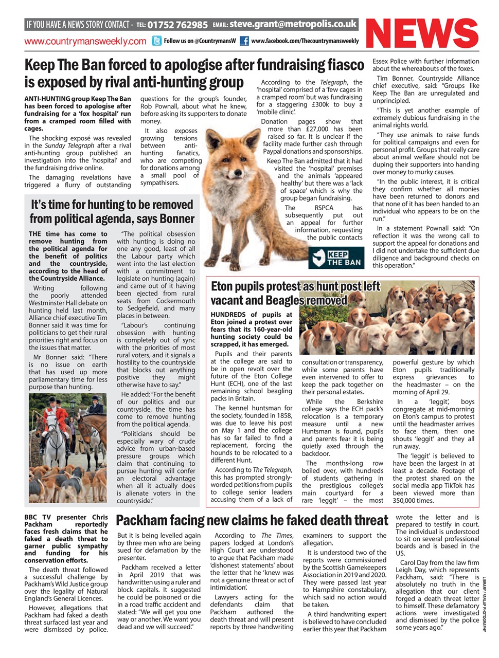 Countryman's Weekly Preview Pages