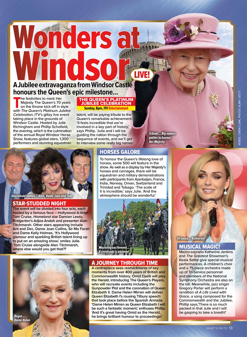 What's on TV Preview Pages