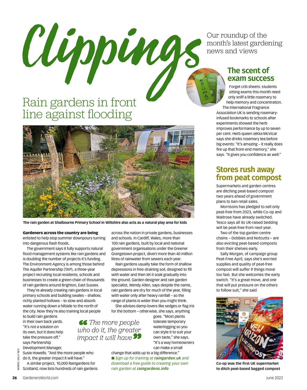 BBC Gardeners’ World Magazine Preview Pages