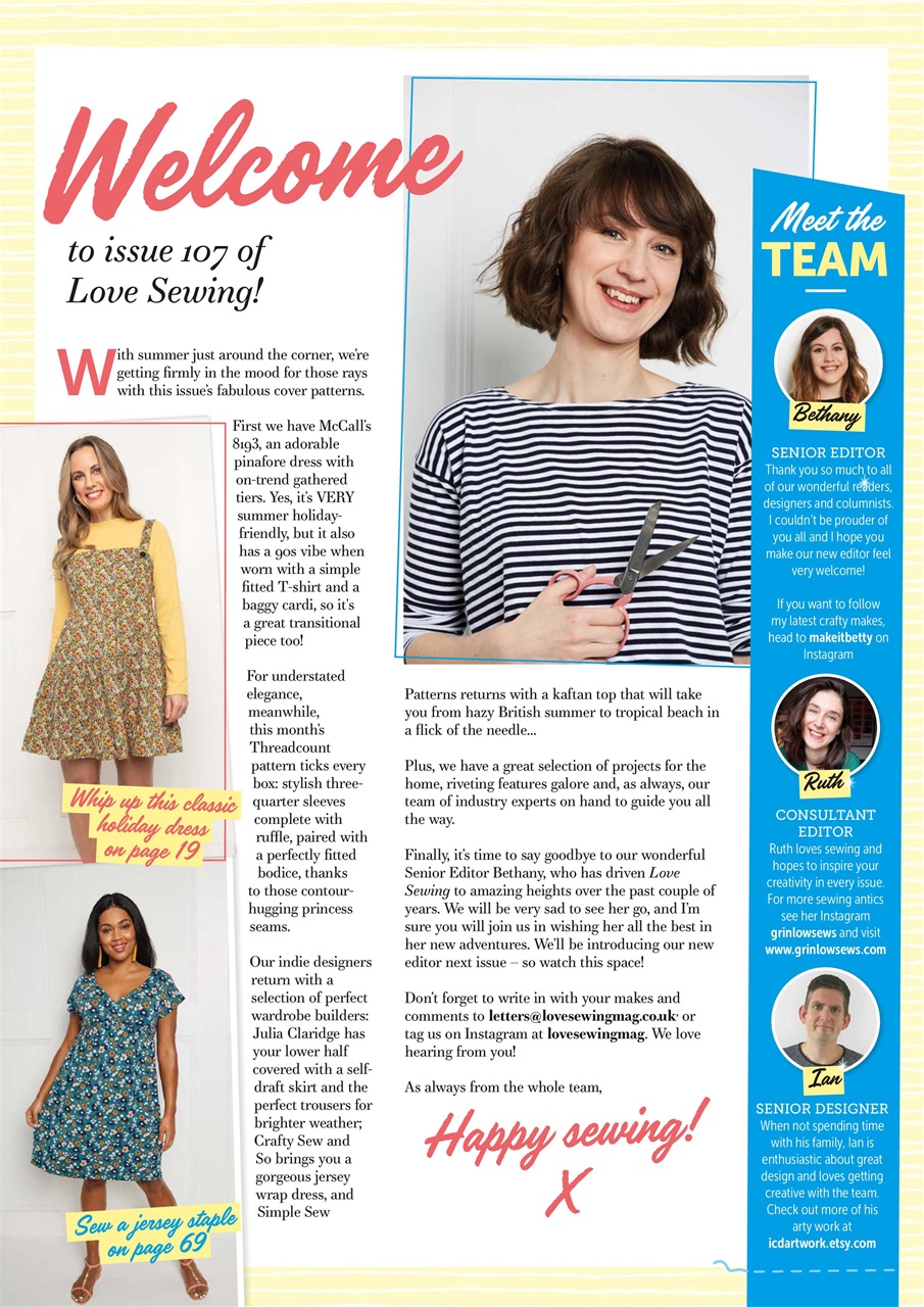 Love Sewing Preview Pages