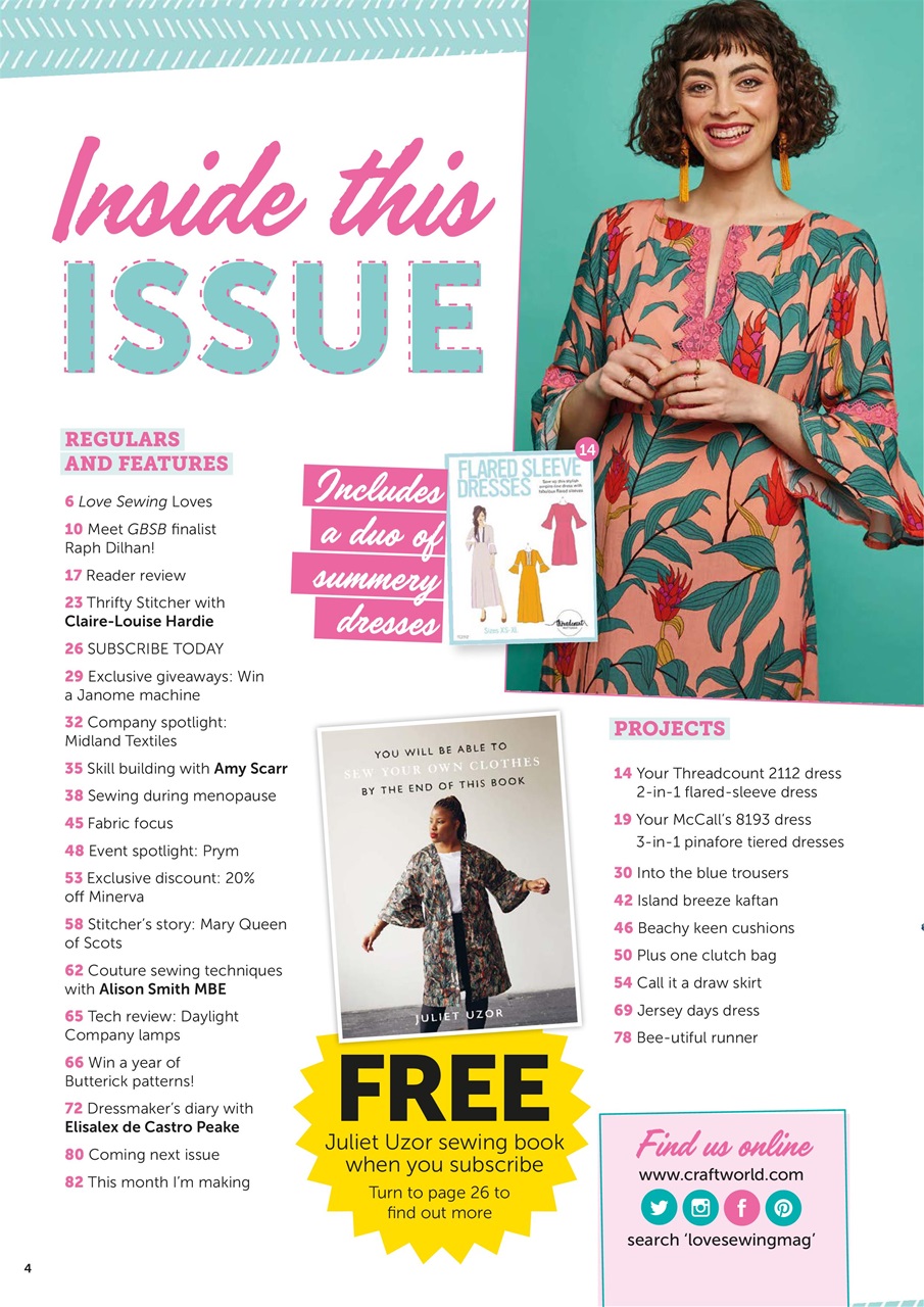 Love Sewing Preview Pages